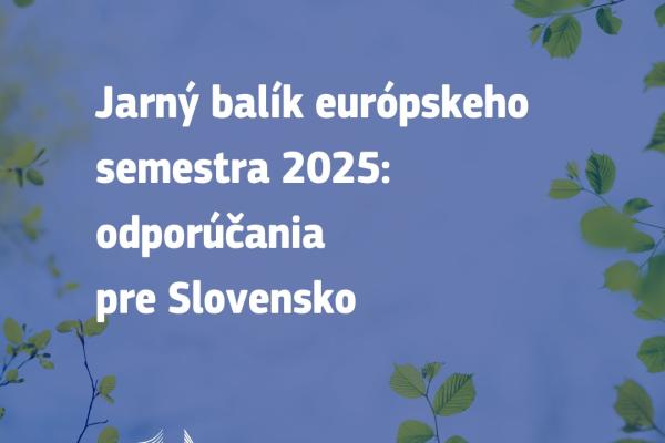 Jarný balík európskeho semestra 2025